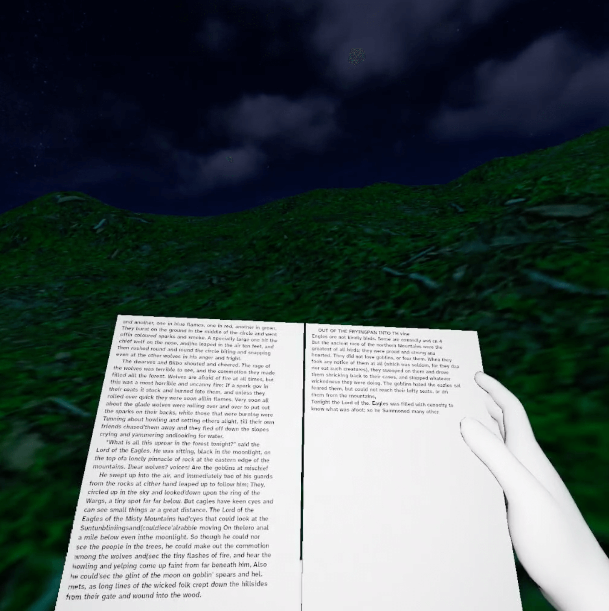 Nighttime environment